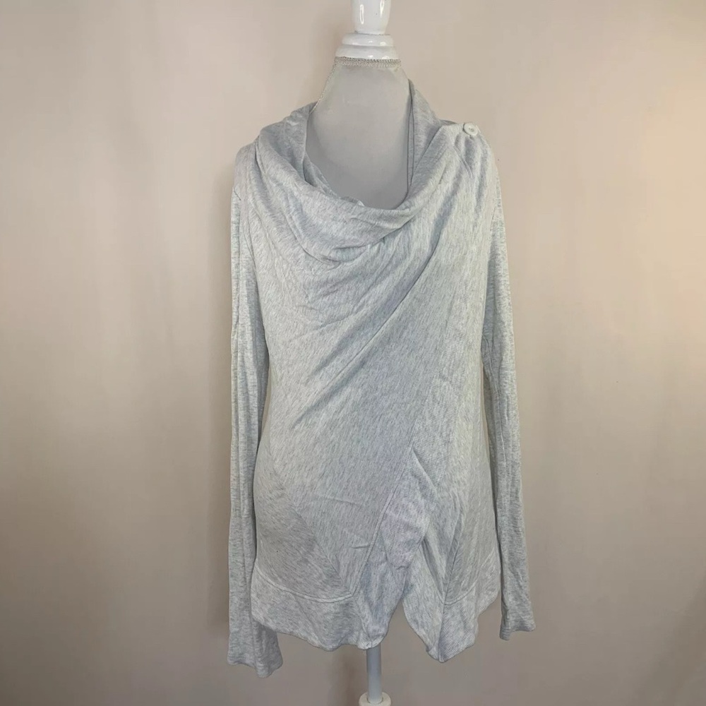 ALO Yoga Light Gray Women's Wrap Jacket